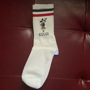 mickey mouse gucci socks
